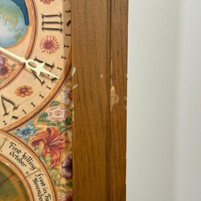 LOT 82L: Vintage 1970s Fairfield Time to Plant Flowers Clock Model No. 5