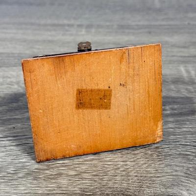 LOT 84L: Beautiful Vintage Inlayed Trinket Box Collection w/ Matching Tray & Collection of Glass Marbles