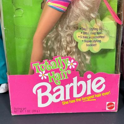 LOT 88D: Vintage Barbie Corvette & Dolls: Ken’s, Totally Hair Barbie & More