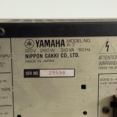 LOT 92X: Yamaha Stereo Receiver R-7