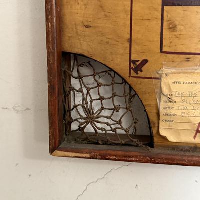 LOT 95X: Vintage Carrom Game Board