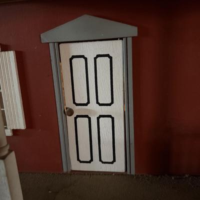 LOT 98Z: Vintage 24” Wooden Doll House