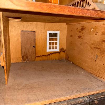 LOT 98Z: Vintage 24” Wooden Doll House