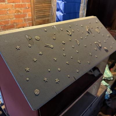 LOT 98Z: Vintage 24” Wooden Doll House