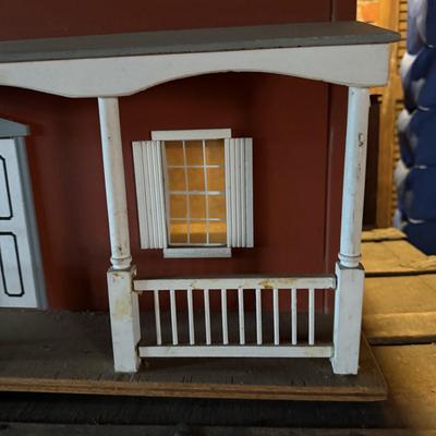 LOT 98Z: Vintage 24” Wooden Doll House