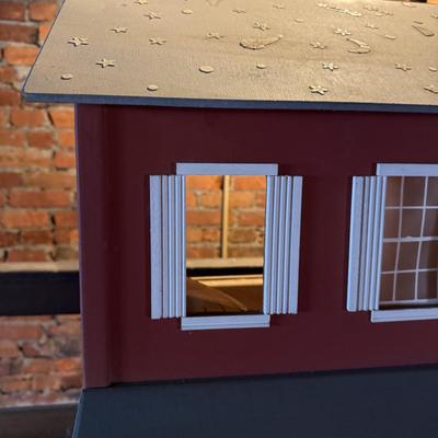 LOT 98Z: Vintage 24” Wooden Doll House