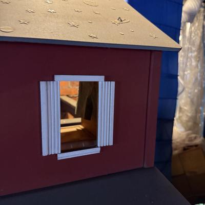 LOT 98Z: Vintage 24” Wooden Doll House