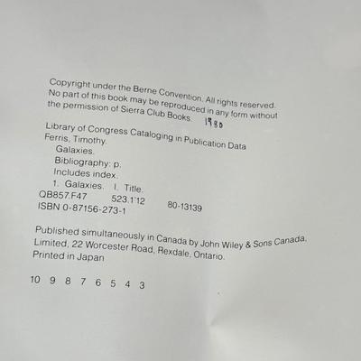 LOT 102L: Cosmos by Carl Sagan, Galaxies by Timothy Ferris & Vintage Physics Books