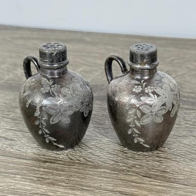 LOT 104D: S&P Shaker Collection: Pewter, Silver Plate, Moon & Star