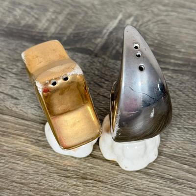 LOT 104D: S&P Shaker Collection: Pewter, Silver Plate, Moon & Star