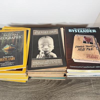 LOT 110L: Vintage Magazines: National Geographic, American Bystander & CoEvolution