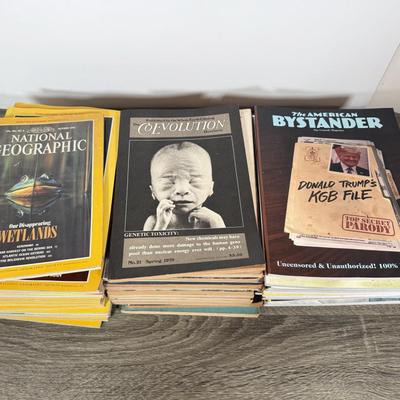LOT 110L: Vintage Magazines: National Geographic, American Bystander & CoEvolution