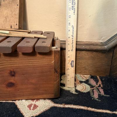 LOT 112L: Wooden Xylophone, Vintage Metronome & More