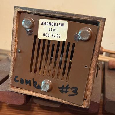 LOT 112L: Wooden Xylophone, Vintage Metronome & More