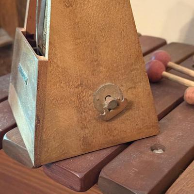 LOT 112L: Wooden Xylophone, Vintage Metronome & More