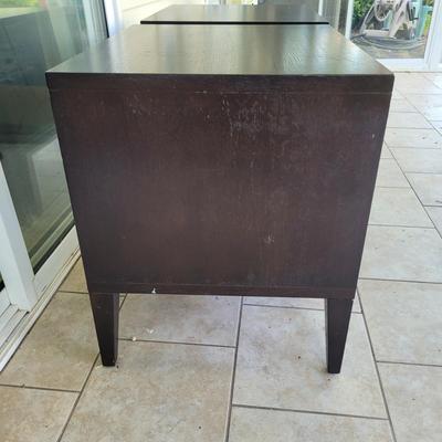Pair of Wooden End Tables (BSR-EL)