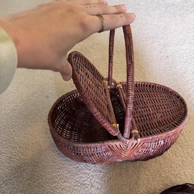 Collection of Handmade Baskets (PB-DZ)