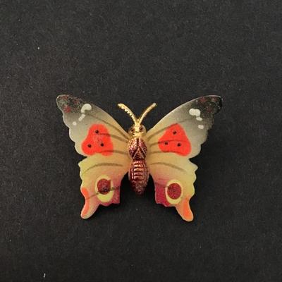 Vintage Korea butterfly brooch