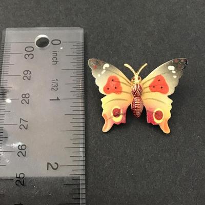 Vintage Korea butterfly brooch