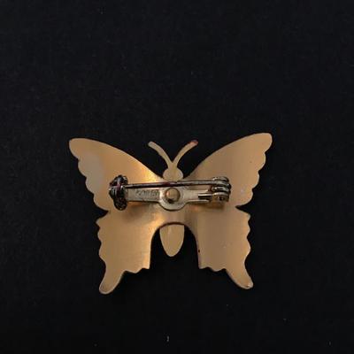 Vintage Korea butterfly brooch