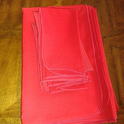 Table Cloth with 11 Napkins