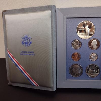 1986 U.S. Mint Liberty Prestige Proof Coin Set (#1)