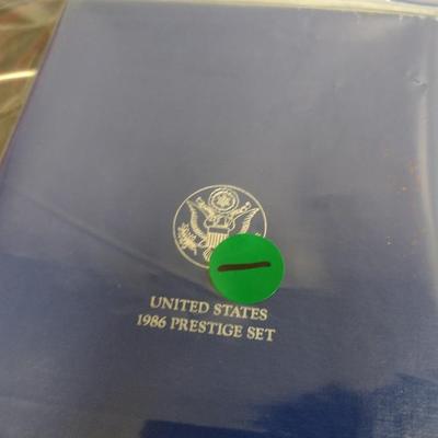 1986 U.S. Mint Liberty Prestige Proof Coin Set (#1)