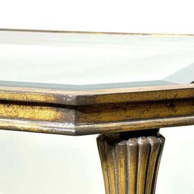 MCM Gold Framed Coffee Table