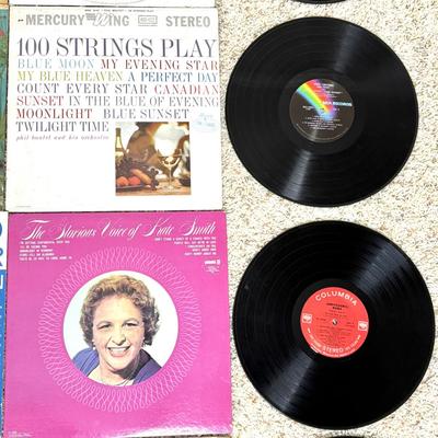 Lot of 30 Records - Barbara Streisand, Bette Midler, Johnny Mathis, Mantovani, Tommy Dorsey, and More