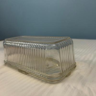 Butter glass dish for corn/veggie rolling - 20