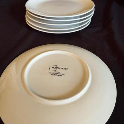 White Dinner Plate Set (K-BM)