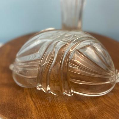 Large heavy crystal bowl - 31