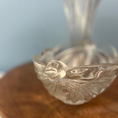 Large heavy crystal bowl - 31