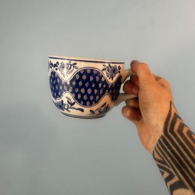 Cup and Saucer set deep blue - Centrum - 6