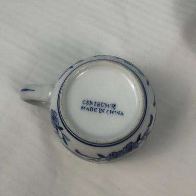 Cup and Saucer set deep blue - Centrum - 6