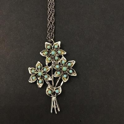 Southwestern style statement necklace