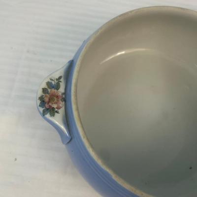 Vintage Hall's Casserole/Bean Pot "Rose Parade"