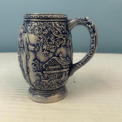 Blue Beer Stein - 9