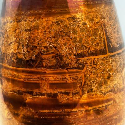 Metallic Glazed Vase - 14