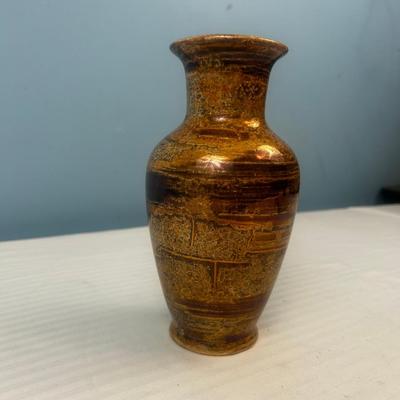 Metallic Glazed Vase - 14