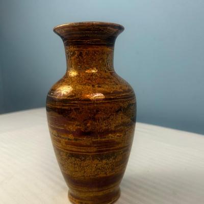 Metallic Glazed Vase - 14