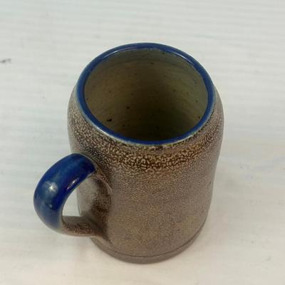 Set of 2: Pottery mug & small pitcher