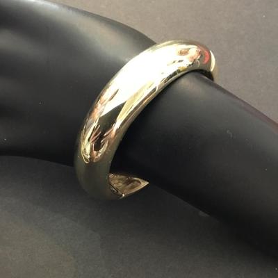 Lauren Conrad Satin gold, toned, stretch, bangle, bracelet