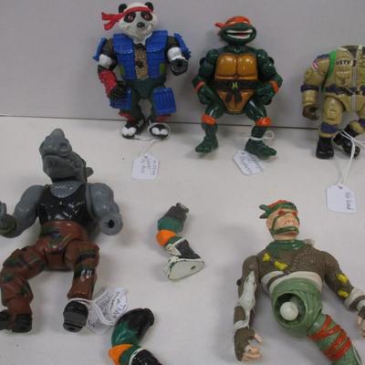 Teenage Mutant Ninja Turtles TMNT Bendable Collectable Figure Parts