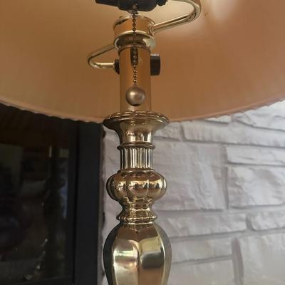 2 MCM Brass Lamps - Potbelly and Skinny