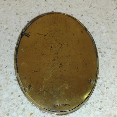 Antique French Framed Picture- Approx 4" x 5 1/2"