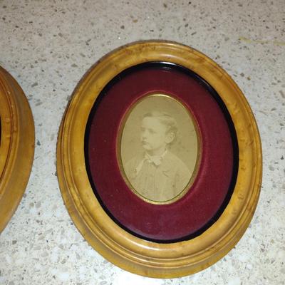 Pair of Framed Antique Photographs