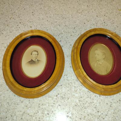 Pair of Framed Antique Photographs