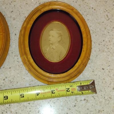 Pair of Framed Antique Photographs