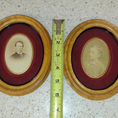 Pair of Framed Antique Photographs